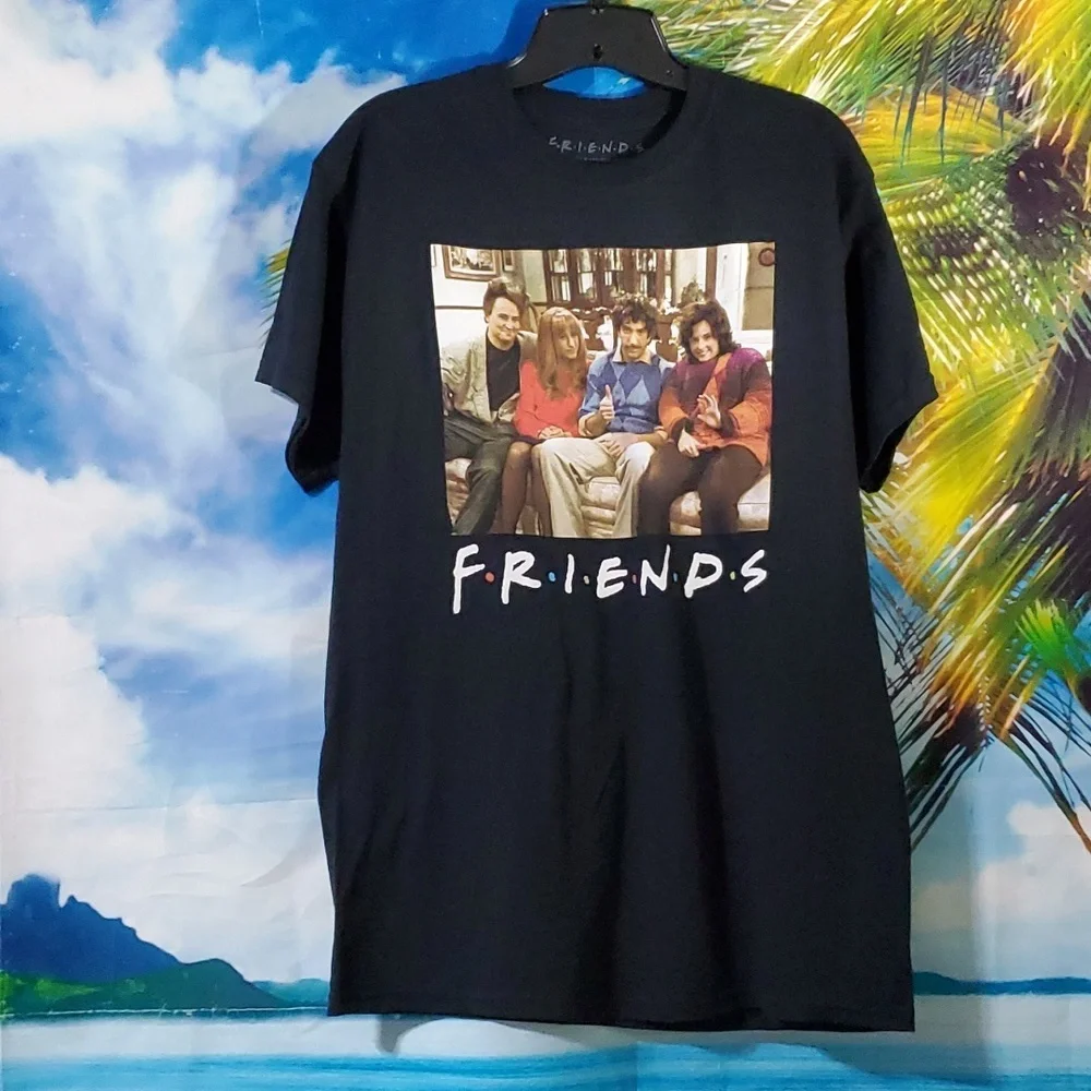 Ripplejunction Vintage FRIENDS 80s Cast TV Show tee show size M NWT - Picture 2 of 6